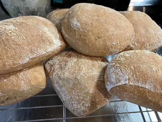 Gluten Free Ciabatta Buns With Sourdough